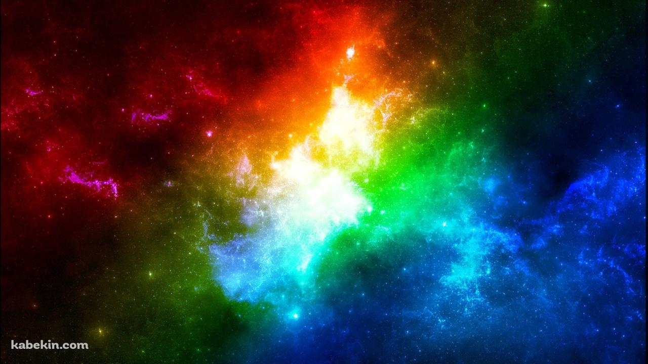 カラフルな宇宙の壁紙(1280px x 720px) 高画質 PC・デスクトップ用