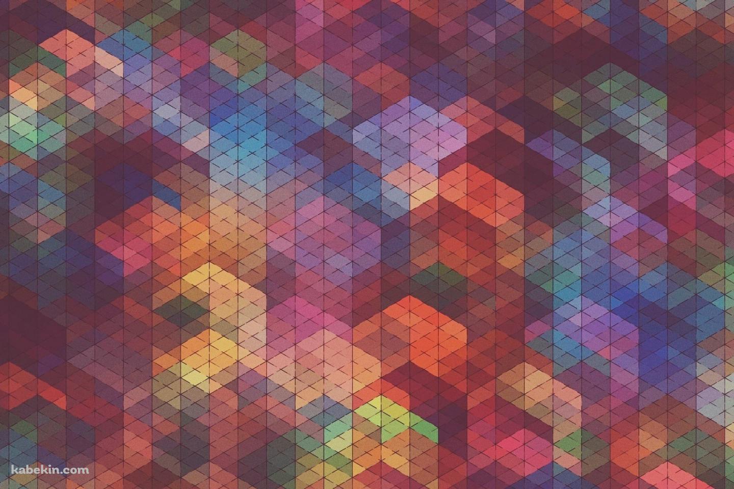 淡い色のトライアングルの壁紙(1440px x 960px) 高画質 PC・デスクトップ用