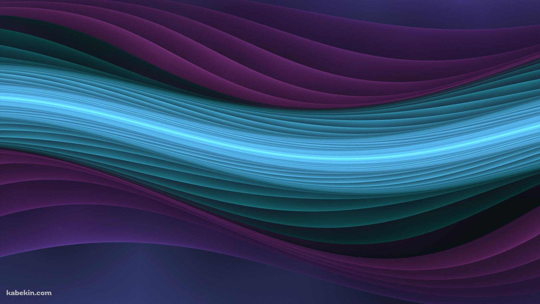 紫と青のうねりの壁紙(1829px x 1029px) 高画質 PC・デスクトップ用