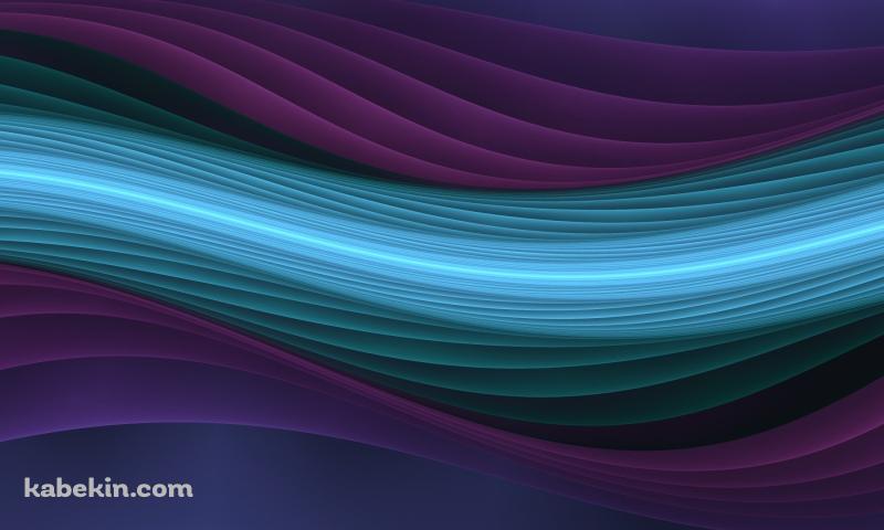 紫と青のうねりの壁紙(800px x 480px) 高画質 PC・デスクトップ用