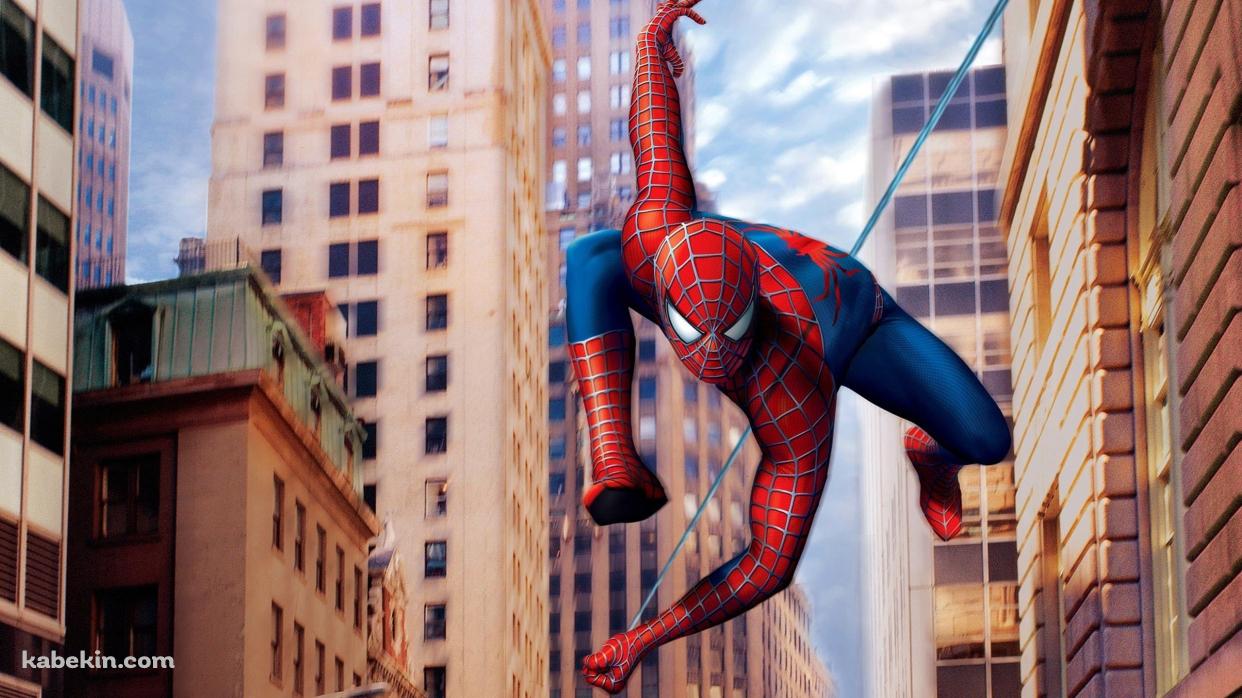 移動するスパイダーマンの壁紙(1242px x 698px) 高画質 PC・デスクトップ用