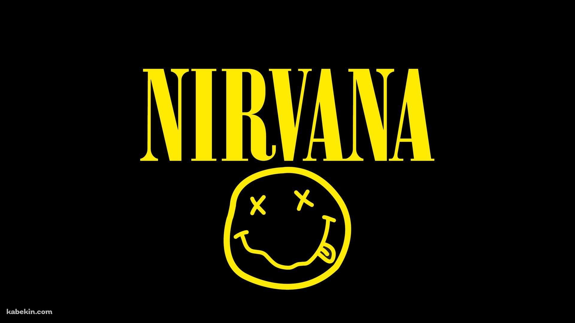NIRVANA ニルヴァーナ ロゴの壁紙(1920px x 1080px) 高画質 PC・デスクトップ用