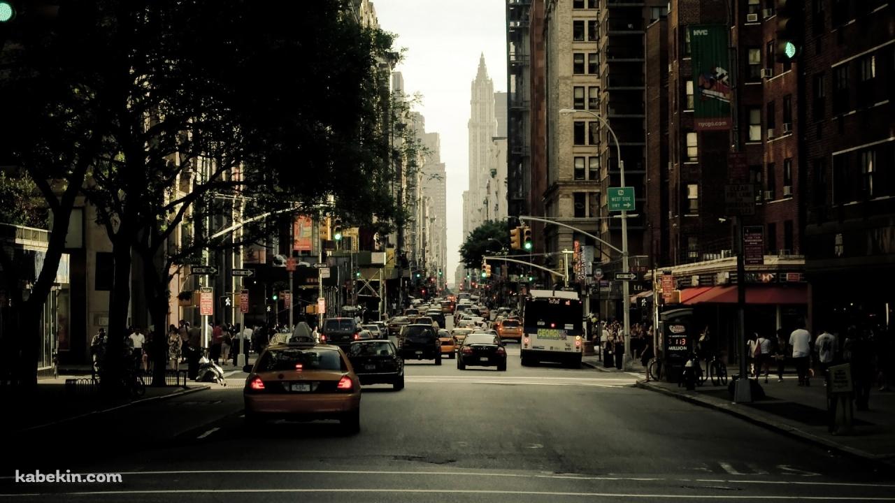 ニューヨークの街 景観の壁紙(1280px x 720px) 高画質 PC・デスクトップ用