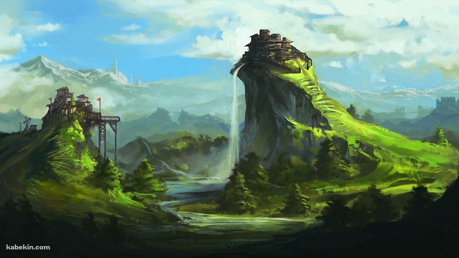 牧歌的風景の壁紙(1600px x 900px) 高画質 PC・デスクトップ用