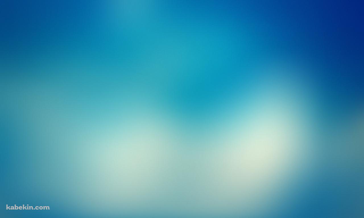 青の濃淡のあるボヤけた壁紙の壁紙(1280px x 768px) 高画質 PC・デスクトップ用