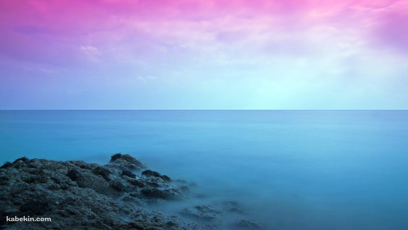 カラフルな海の壁紙(1391px x 783px) 高画質 PC・デスクトップ用