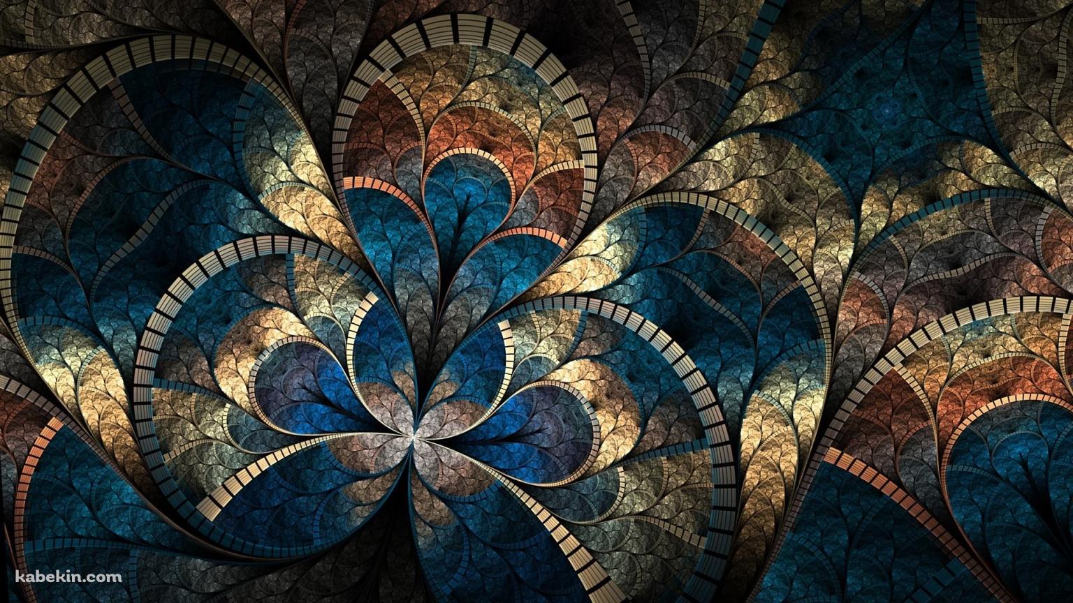 フラクタル・デジタル・アートの壁紙(1536px x 864px) 高画質 PC・デスクトップ用