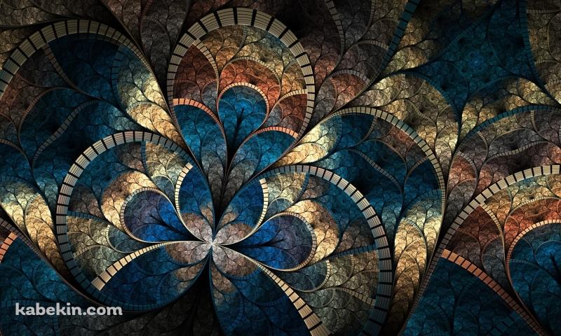 フラクタル・デジタル・アートの壁紙(800px x 480px) 高画質 PC・デスクトップ用