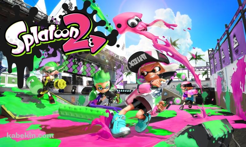 splatoon2 スプラトゥーン2の壁紙(800px x 480px) 高画質 PC・デスクトップ用