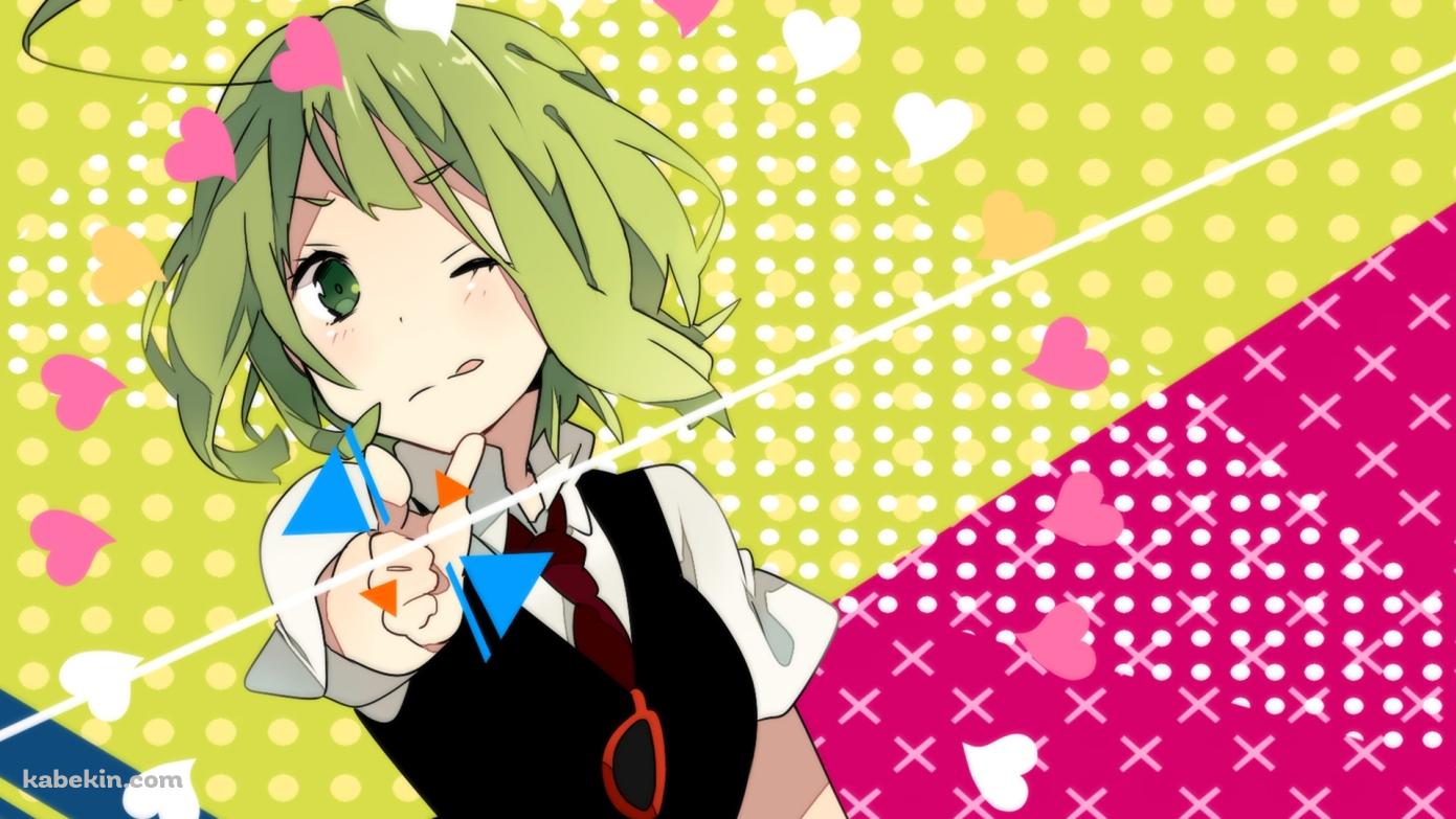 ボカロ GUMIの壁紙(1391px x 783px) 高画質 PC・デスクトップ用
