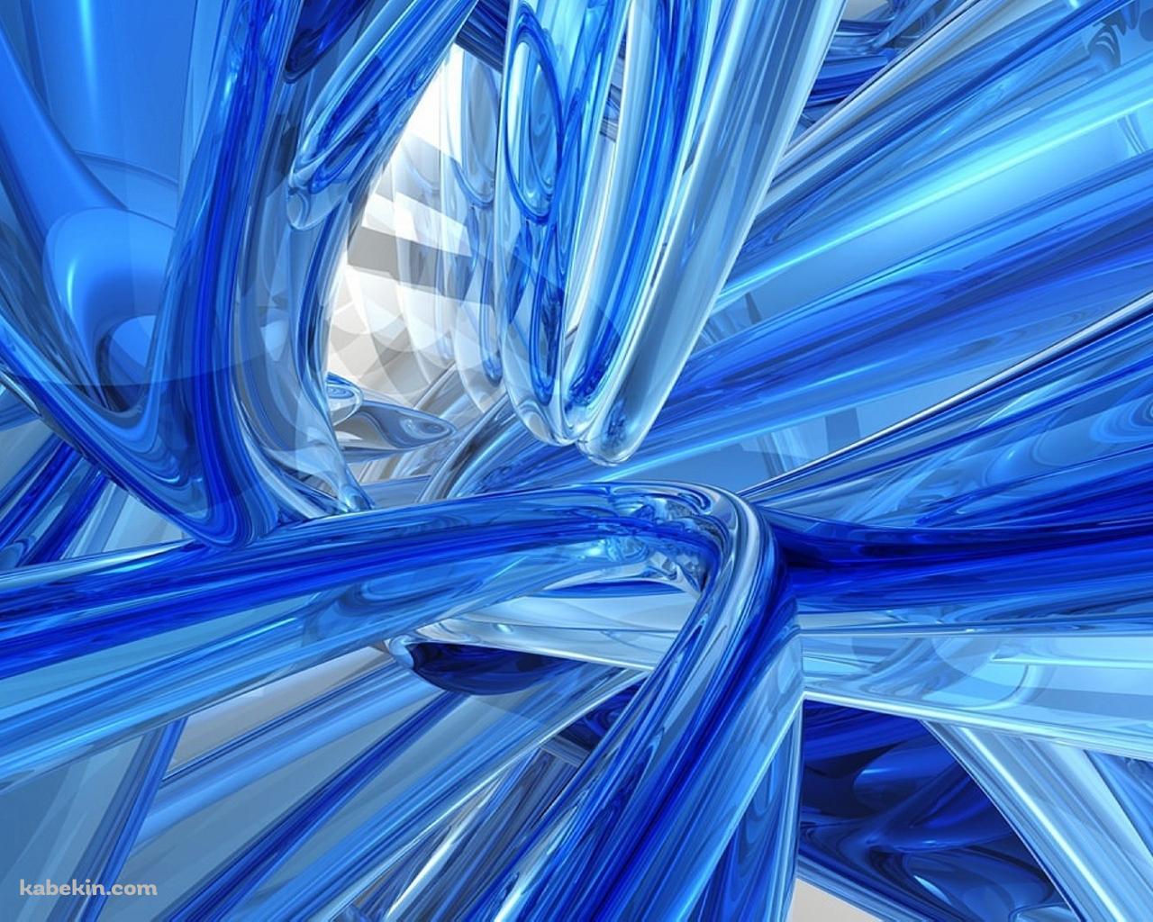 青いガラスのラインの壁紙(1280px x 1024px) 高画質 PC・デスクトップ用