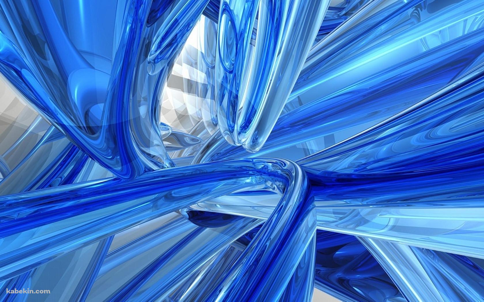 青いガラスのラインの壁紙(1680px x 1050px) 高画質 PC・デスクトップ用