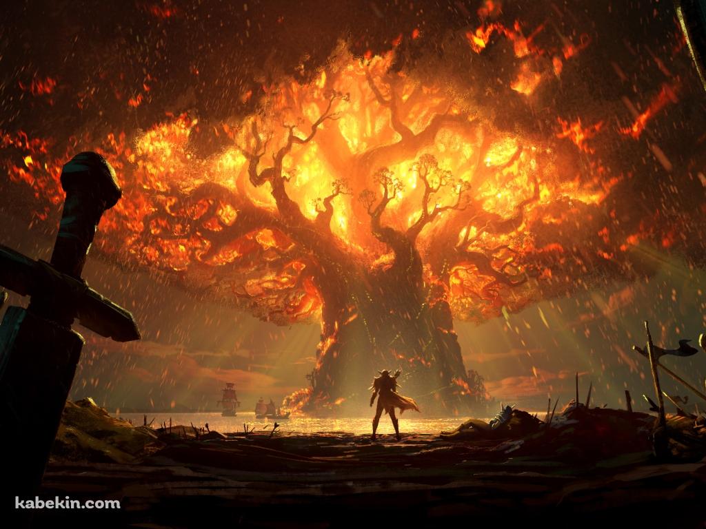 World of Warcraft 燃えるゲームの壁紙(1024px x 768px) 高画質 PC・デスクトップ用