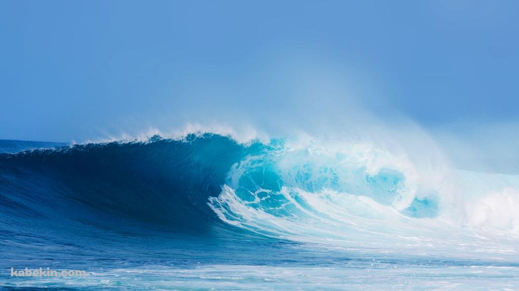 Blue Waveの壁紙(1051px x 591px) 高画質 PC・デスクトップ用