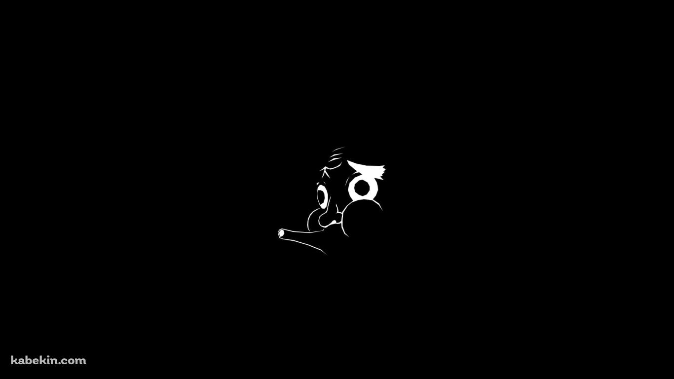 鬼滅の刃 刀鍛冶 ひょっとこ お面の壁紙(1366px x 768px) 高画質 PC・デスクトップ用