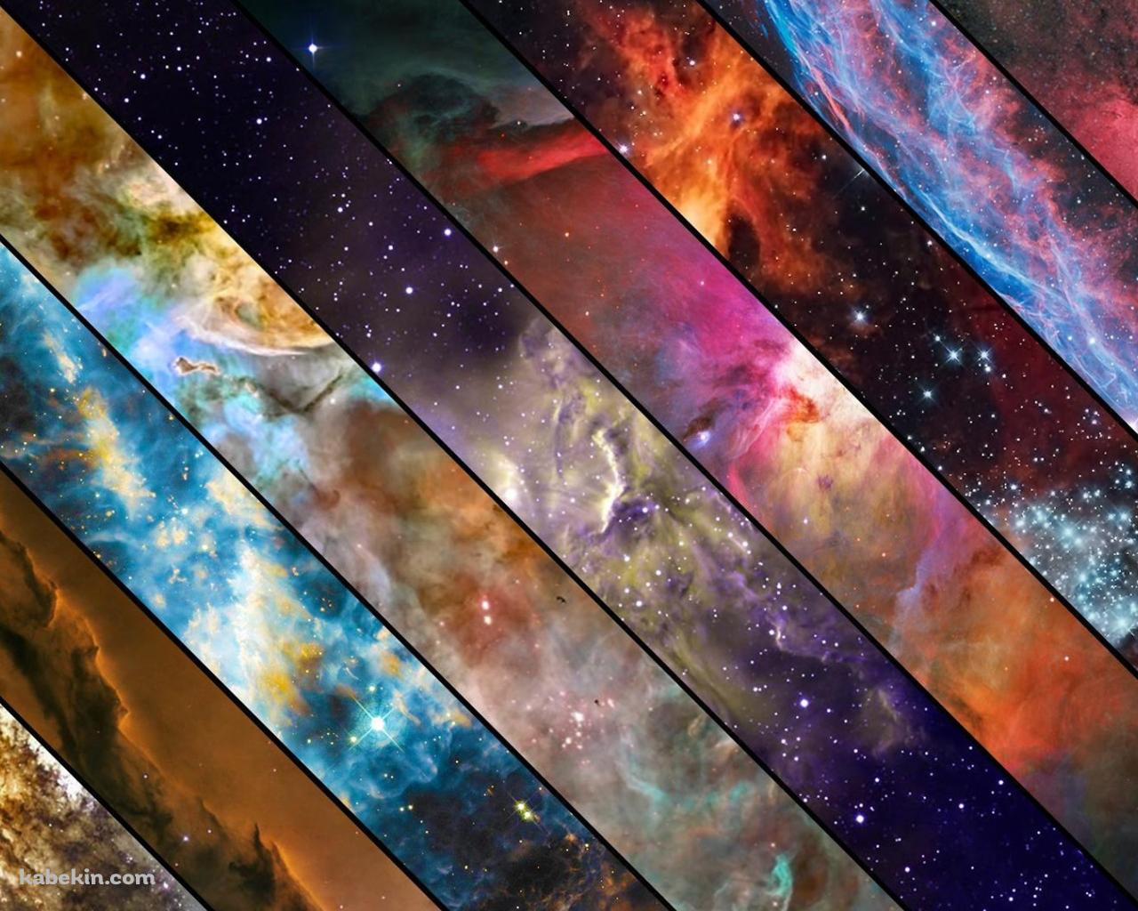 カラフルな宇宙 ユニバースの壁紙(1280px x 1024px) 高画質 PC・デスクトップ用