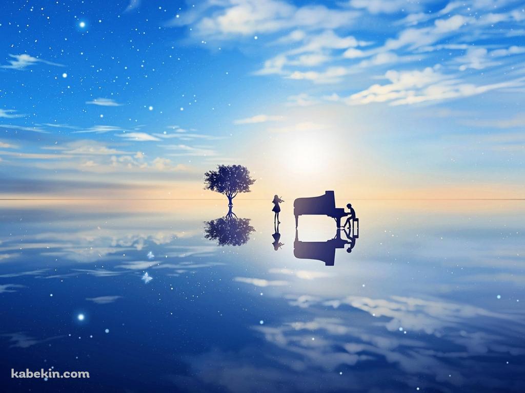四月は君の嘘 君嘘 青の壁紙(1024px x 768px) 高画質 PC・デスクトップ用