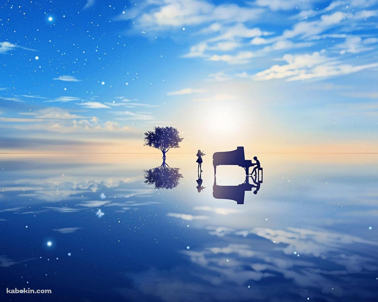 四月は君の嘘 君嘘 青の壁紙(1280px x 1024px) 高画質 PC・デスクトップ用