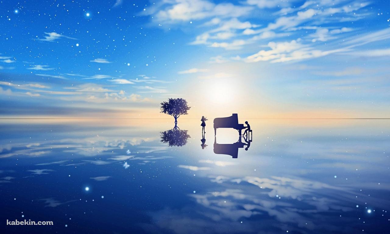 四月は君の嘘 君嘘 青の壁紙(1280px x 768px) 高画質 PC・デスクトップ用