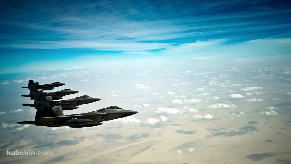 並んだ戦闘機の壁紙(960px x 540px) 高画質 PC・デスクトップ用