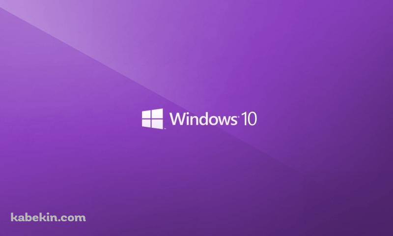 windows10 紫 ロゴの壁紙(800px x 480px) 高画質 PC・デスクトップ用