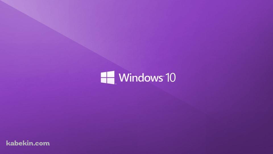 windows10 紫 ロゴの壁紙(960px x 540px) 高画質 PC・デスクトップ用