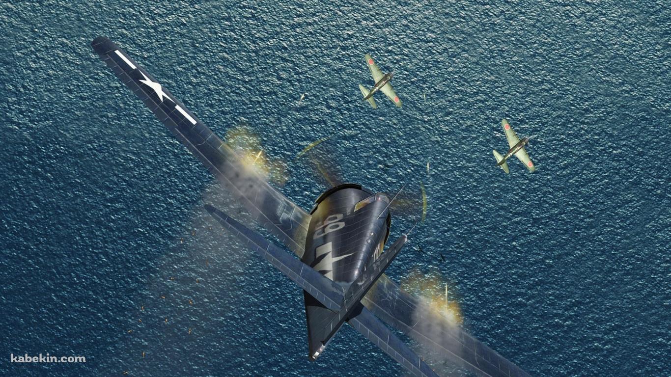 軍用機 プロペラ機の壁紙(1366px x 768px) 高画質 PC・デスクトップ用