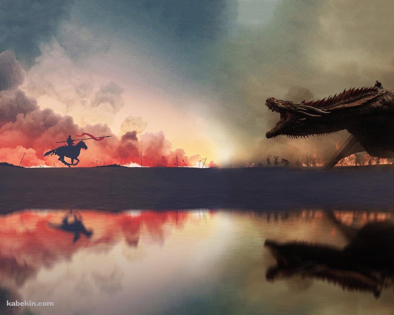 ゲーム・オブ・スローンズ ジョン・スノー ドラゴン ホワイト・ウォーカーの壁紙(1280px x 1024px) 高画質 PC・デスクトップ用