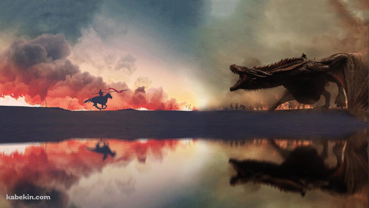 ゲーム・オブ・スローンズ ジョン・スノー ドラゴン ホワイト・ウォーカーの壁紙(1280px x 720px) 高画質 PC・デスクトップ用