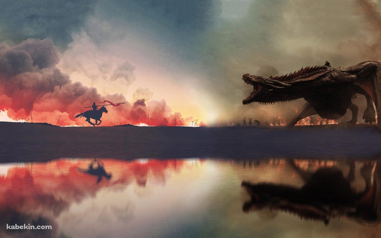 ゲーム・オブ・スローンズ ジョン・スノー ドラゴン ホワイト・ウォーカーの壁紙(1280px x 800px) 高画質 PC・デスクトップ用