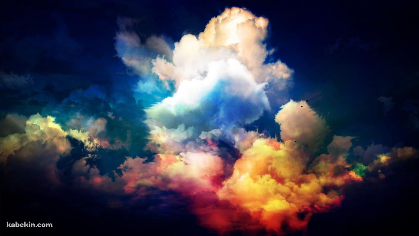七色の空の壁紙(1391px x 783px) 高画質 PC・デスクトップ用