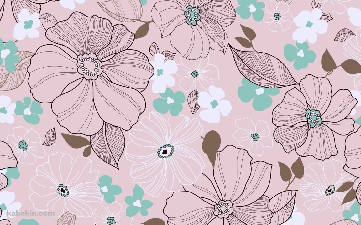 花のアートの壁紙(1152px x 720px) 高画質 PC・デスクトップ用