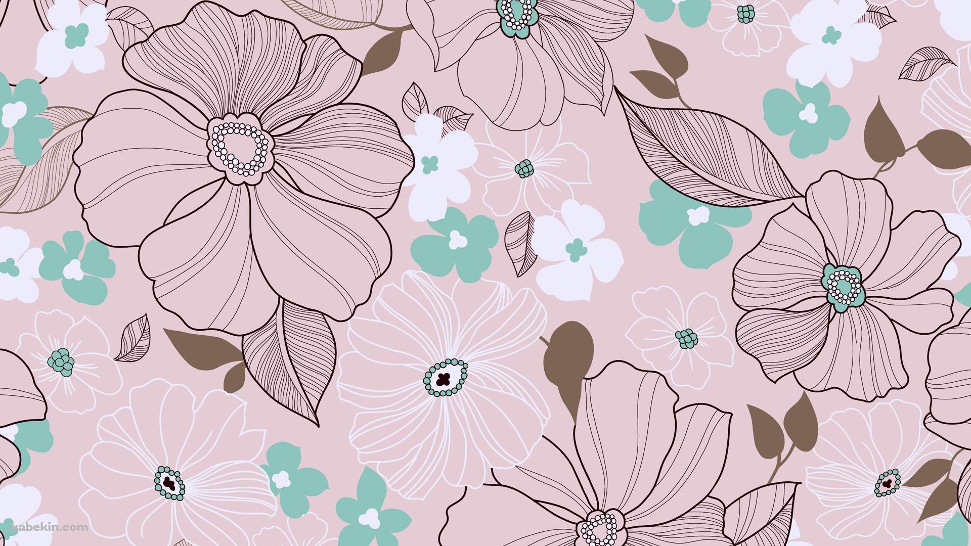 花のアートの壁紙(1920px x 1080px) 高画質 PC・デスクトップ用