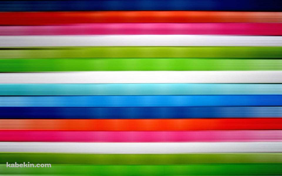 カラフルなストライプの壁紙(960px x 600px) 高画質 PC・デスクトップ用