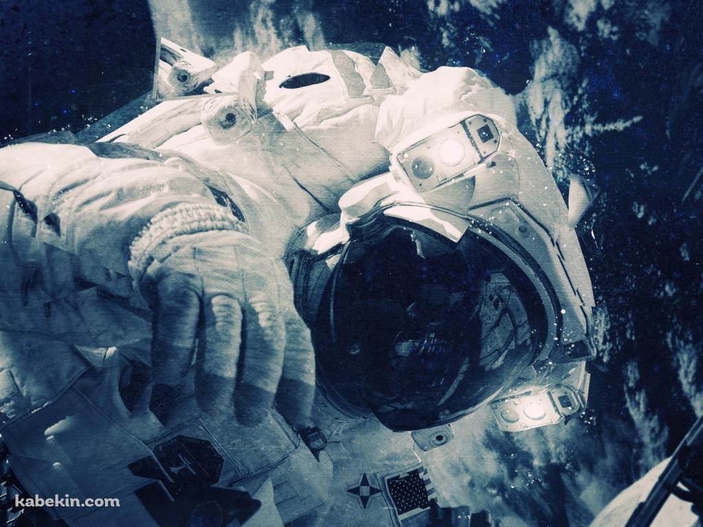 宇宙飛行士 宇宙遊泳 NASAの壁紙(1024px x 768px) 高画質 PC・デスクトップ用