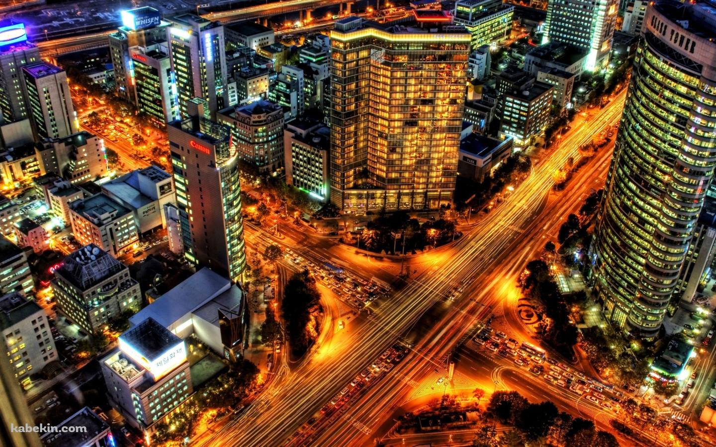 ソウルの夜景の壁紙(1440px x 900px) 高画質 PC・デスクトップ用