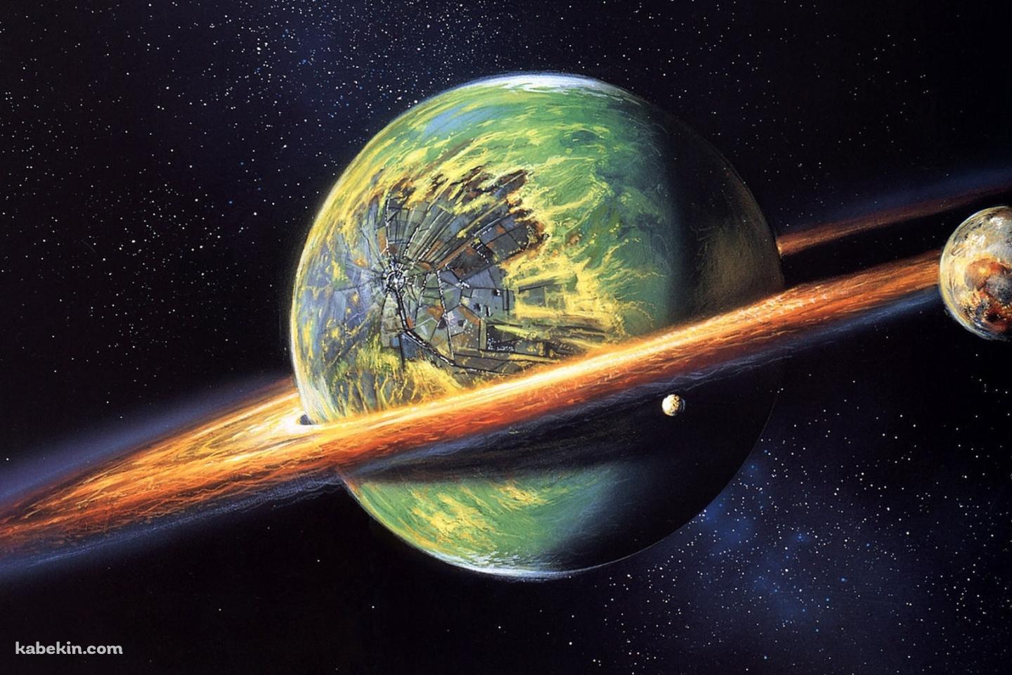 2つの惑星の壁紙(1440px x 960px) 高画質 PC・デスクトップ用