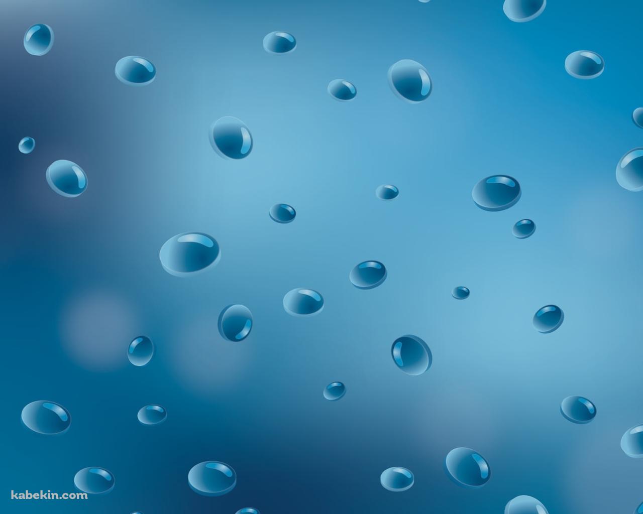 雨の水滴 CGの壁紙(1280px x 1024px) 高画質 PC・デスクトップ用