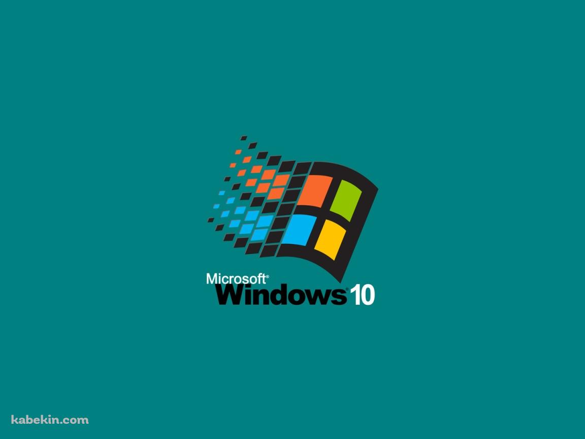 Windows10 緑の壁紙(1152px x 864px) 高画質 PC・デスクトップ用