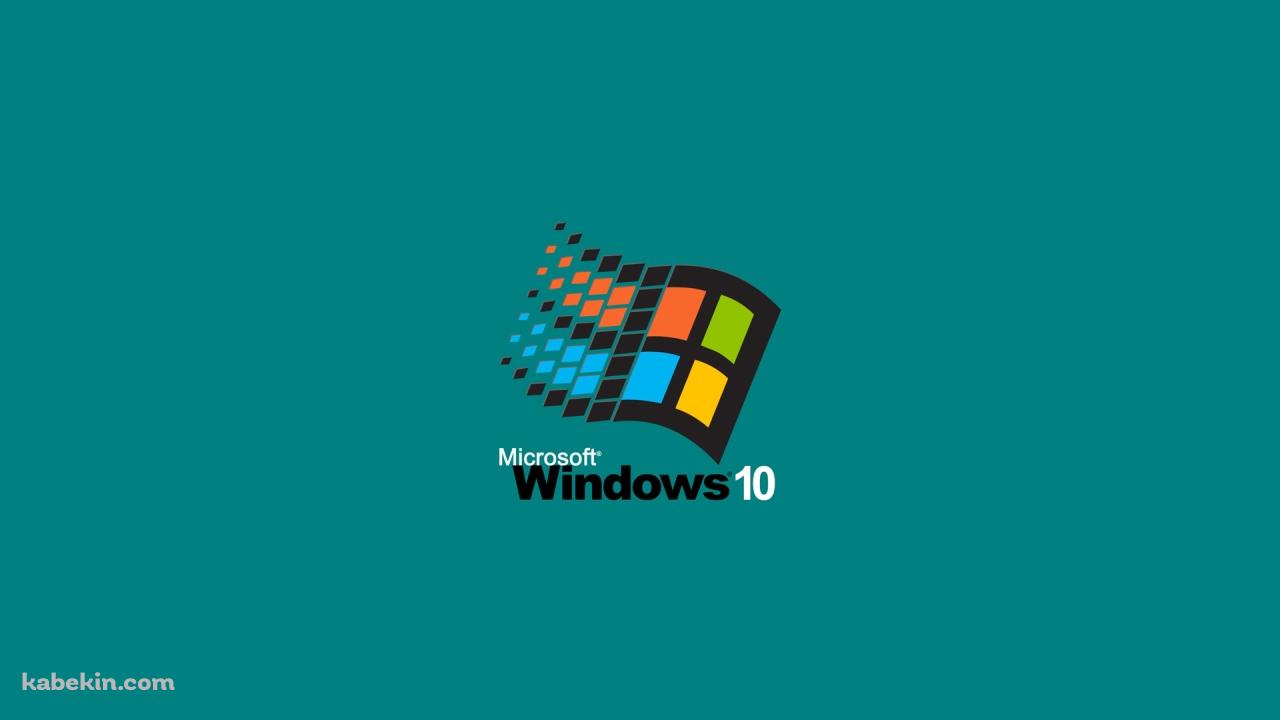 Windows10 緑の壁紙(1280px x 720px) 高画質 PC・デスクトップ用