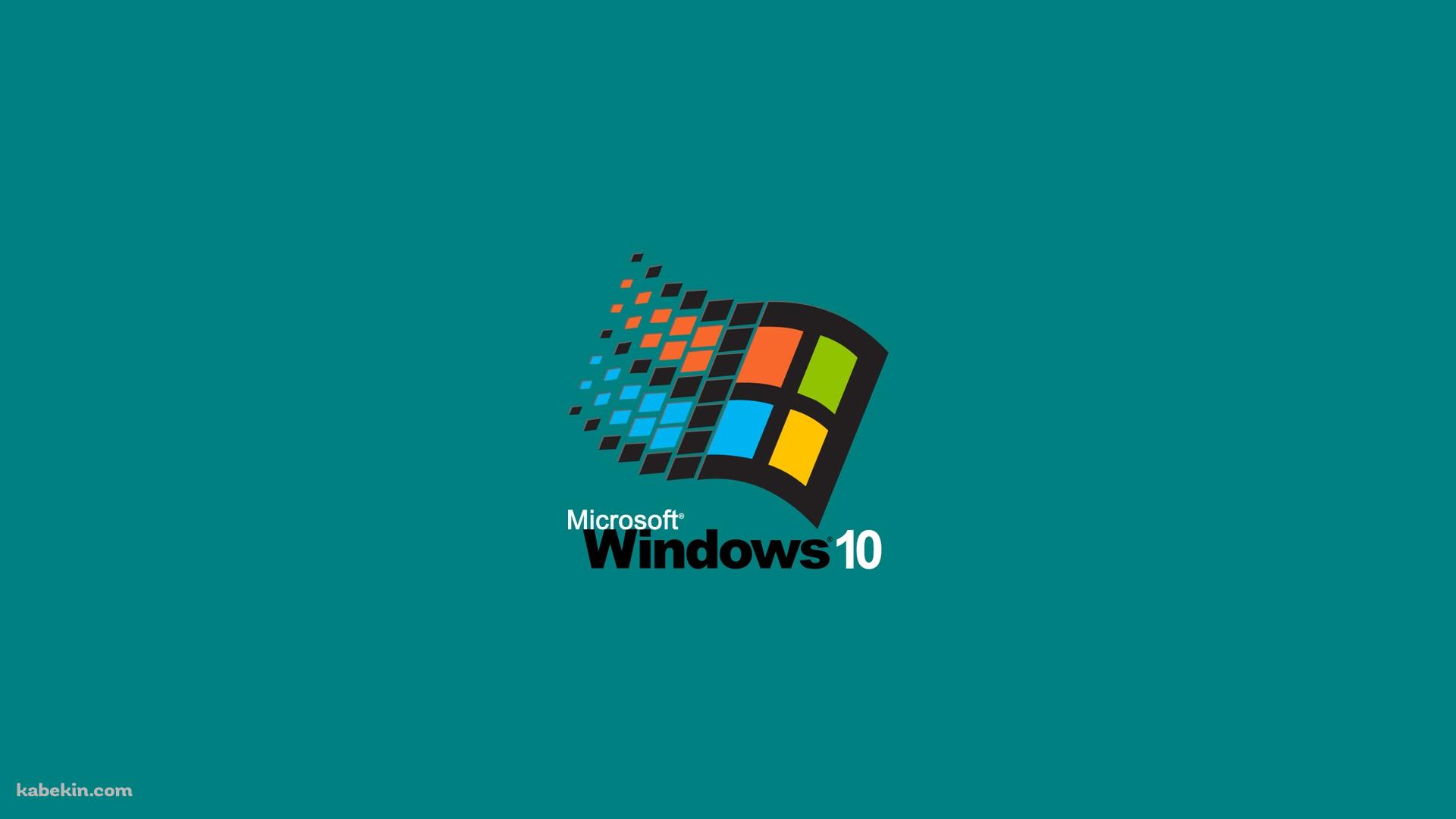 Windows10 緑の壁紙(1920px x 1080px) 高画質 PC・デスクトップ用