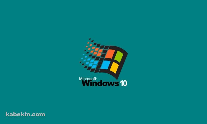 Windows10 緑の壁紙(800px x 480px) 高画質 PC・デスクトップ用