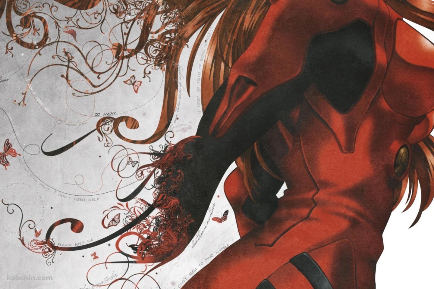 エヴァ　首から下の惣流・アスカ・ラングレー Asukaの壁紙(1440px x 960px) 高画質 PC・デスクトップ用