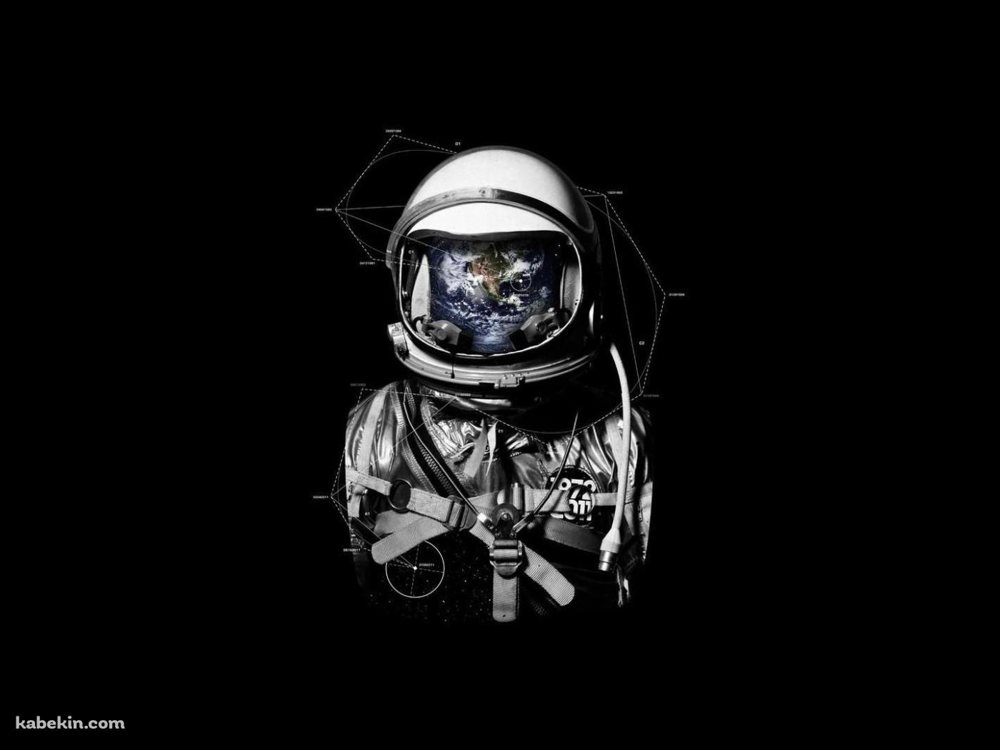 宇宙飛行士の壁紙(1400px x 1050px) 高画質 PC・デスクトップ用