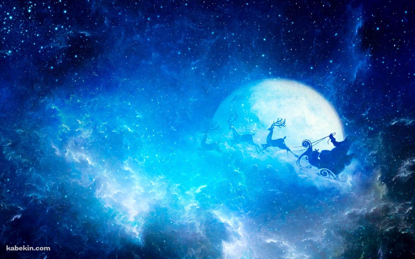 クリスマス トナカイ サンタさんの壁紙(1440px x 900px) 高画質 PC・デスクトップ用