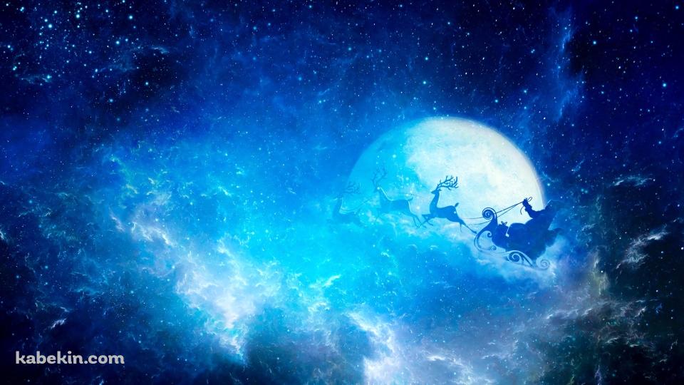 クリスマス トナカイ サンタさんの壁紙(960px x 540px) 高画質 PC・デスクトップ用