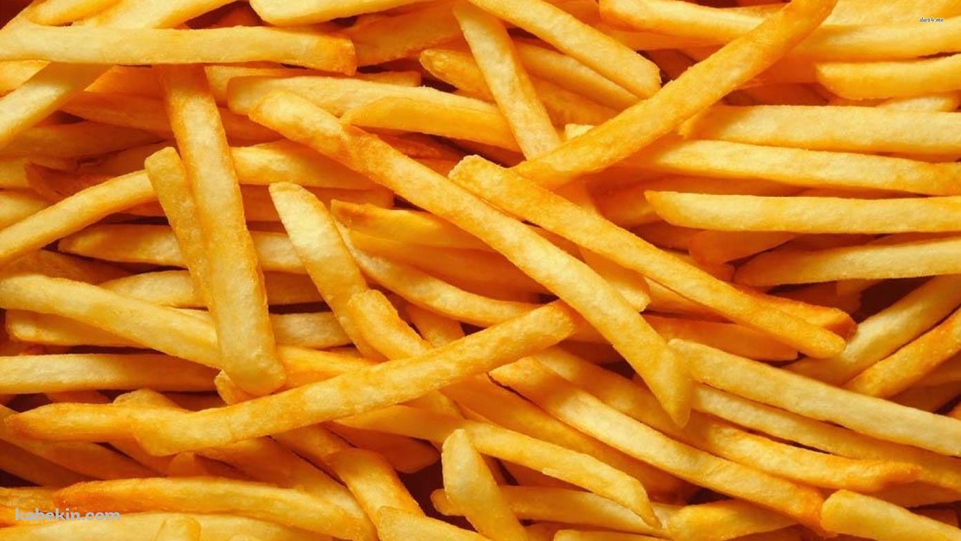 フライドポテトの壁紙(1391px x 783px) 高画質 PC・デスクトップ用