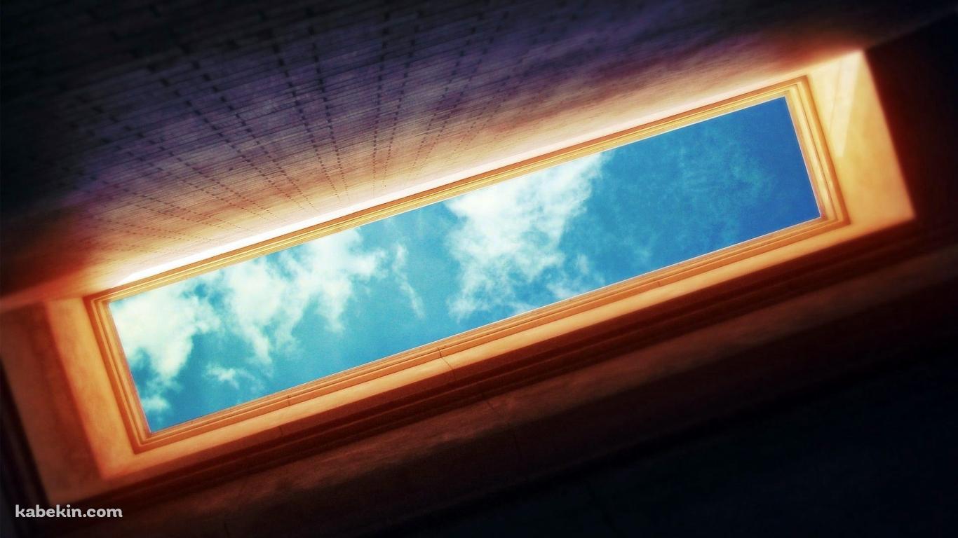 切り取った空の壁紙(1366px x 768px) 高画質 PC・デスクトップ用