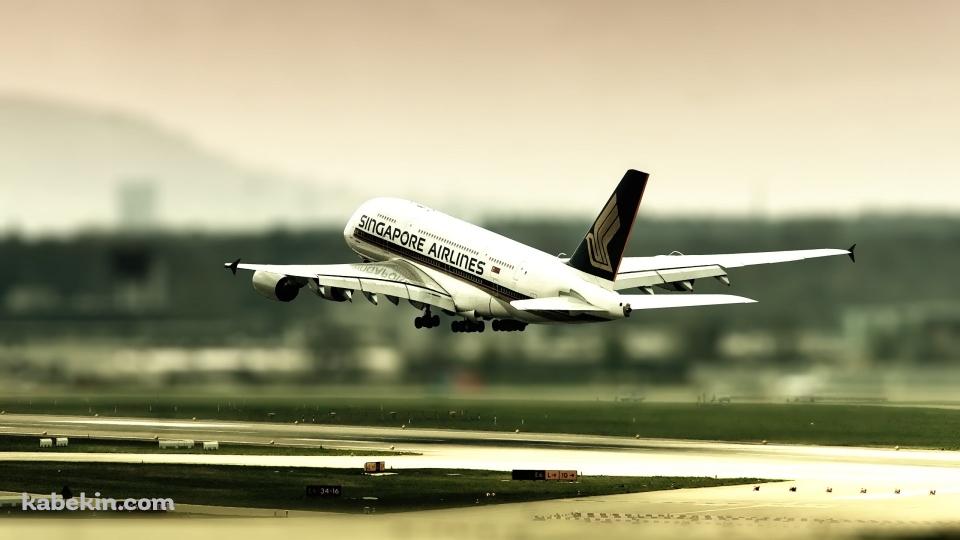 シンガーポール航空 飛行機の壁紙(960px x 540px) 高画質 PC・デスクトップ用