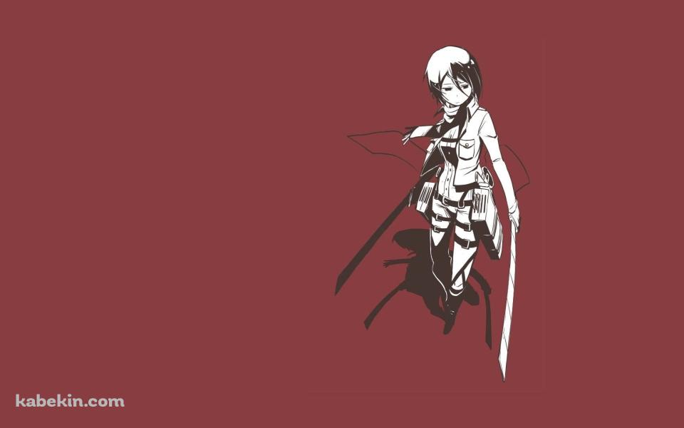 進撃の巨人 ミカサ・アッカーマンの壁紙(960px x 600px) 高画質 PC・デスクトップ用